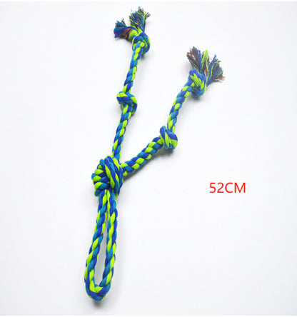 Heavy-Duty Rope Knot Dog Toy – Tough Chew & Tug-of-War Toy for Large Breeds