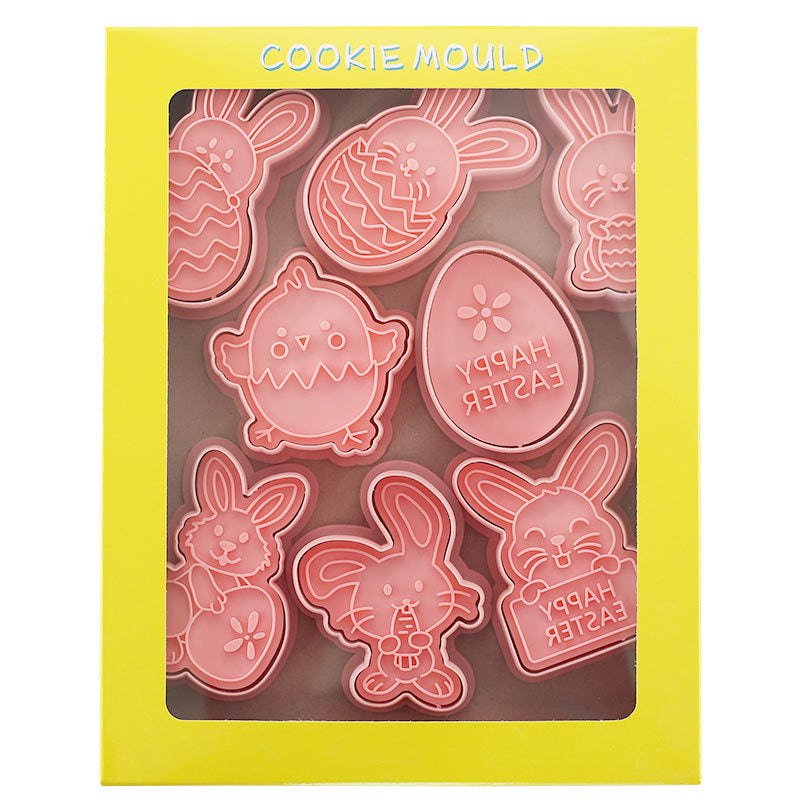 Easter Cookie Mold – Cute Bunny & Egg Cookie Press for Fun Holiday Baking