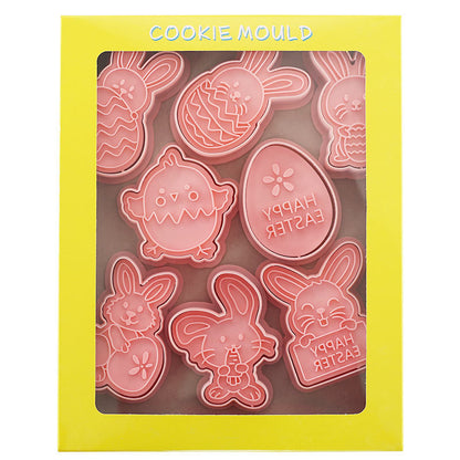 Easter Cookie Mold – Cute Bunny & Egg Cookie Press for Fun Holiday Baking