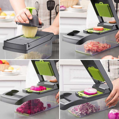 Multi-Function Vegetable Cutter – Kitchen Gadget for Slicing & Julienne Cutting