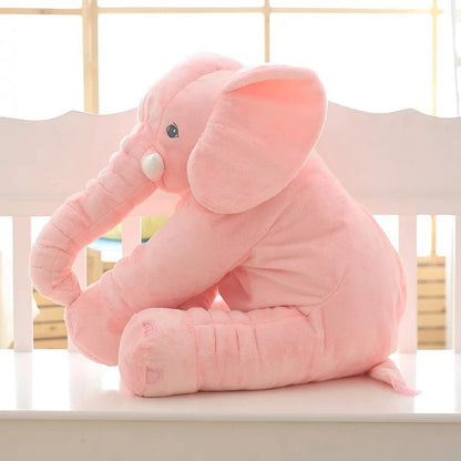 Soft Elephant Plush Toy – Cozy Baby Sleep Pillow & Comfort Companion