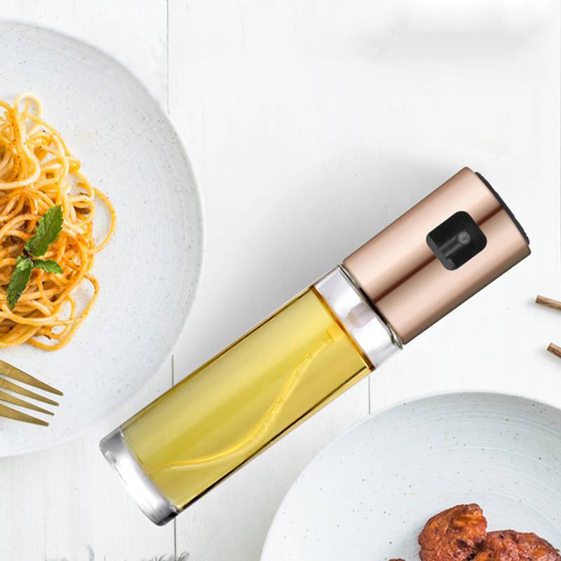 BBQ Oil & Vinegar Spray Bottle – Refillable Kitchen Cooking Mister for Healthy Grilling & Baking