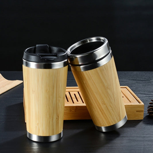 Eco-Friendly Bamboo Coffee Cup – Reusable & Sustainable Travel Mug