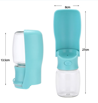 Portable Dog Water Bottle – Foldable Pet Hydration Dispenser for Travel & Outdoor Adventures