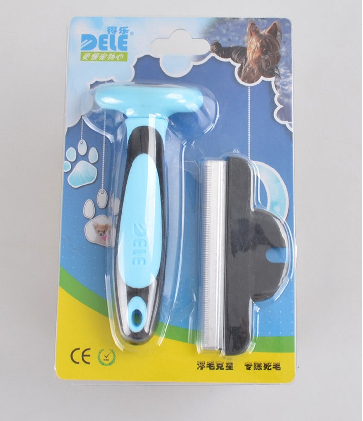 Pet Hair Removal Comb – Effective Shedding & Grooming Tool for Dogs & Cats