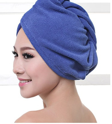 Women's Absorbent Hair Drying Cap – Quick-Dry Microfiber Towel for Wet Hair