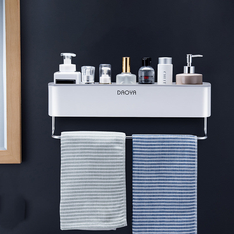 Wall-Mounted Bathroom Shelf – Space-Saving Storage Rack for Toiletries & Essentials