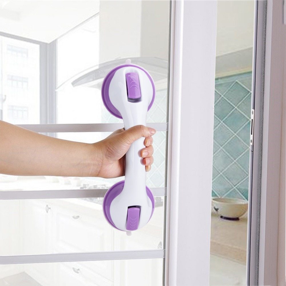 Suction Cup Bathroom Handrail – Anti-Skid Safety Grab Bar for Shower & Bathtub