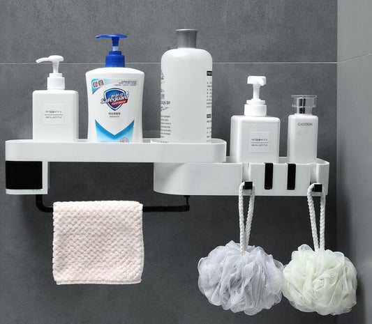 Bathroom Corner Shelf – Space-Saving Wall-Mounted Storage Rack for Toiletries