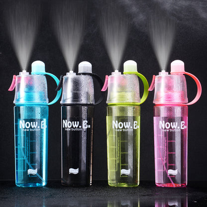 Portable Sports Mist Spray Bottle – Outdoor Cooling & Hydration Water Cup