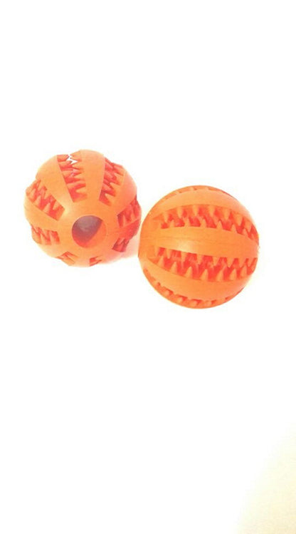 Rubber Mint Scented Treat Ball – Built-in Food Storage for Interactive Dog Chewing