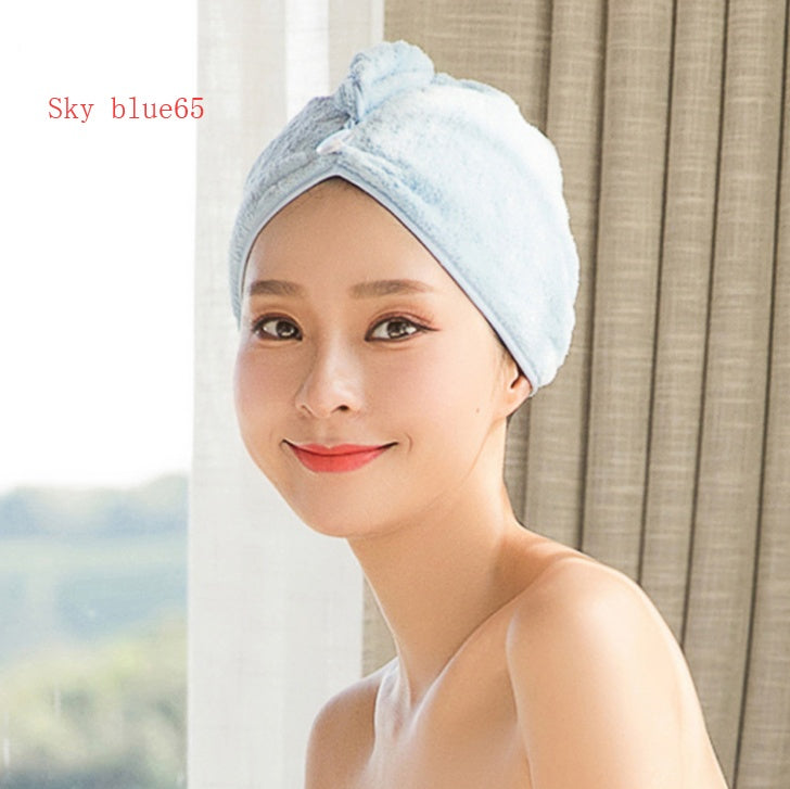 Women's Absorbent Hair Drying Cap – Quick-Dry Microfiber Towel for Wet Hair