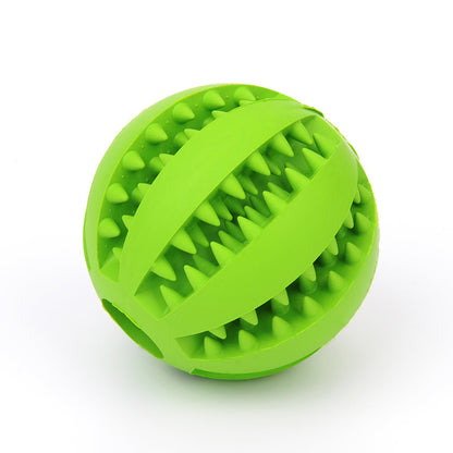 Rubber Mint Scented Treat Ball – Built-in Food Storage for Interactive Dog Chewing