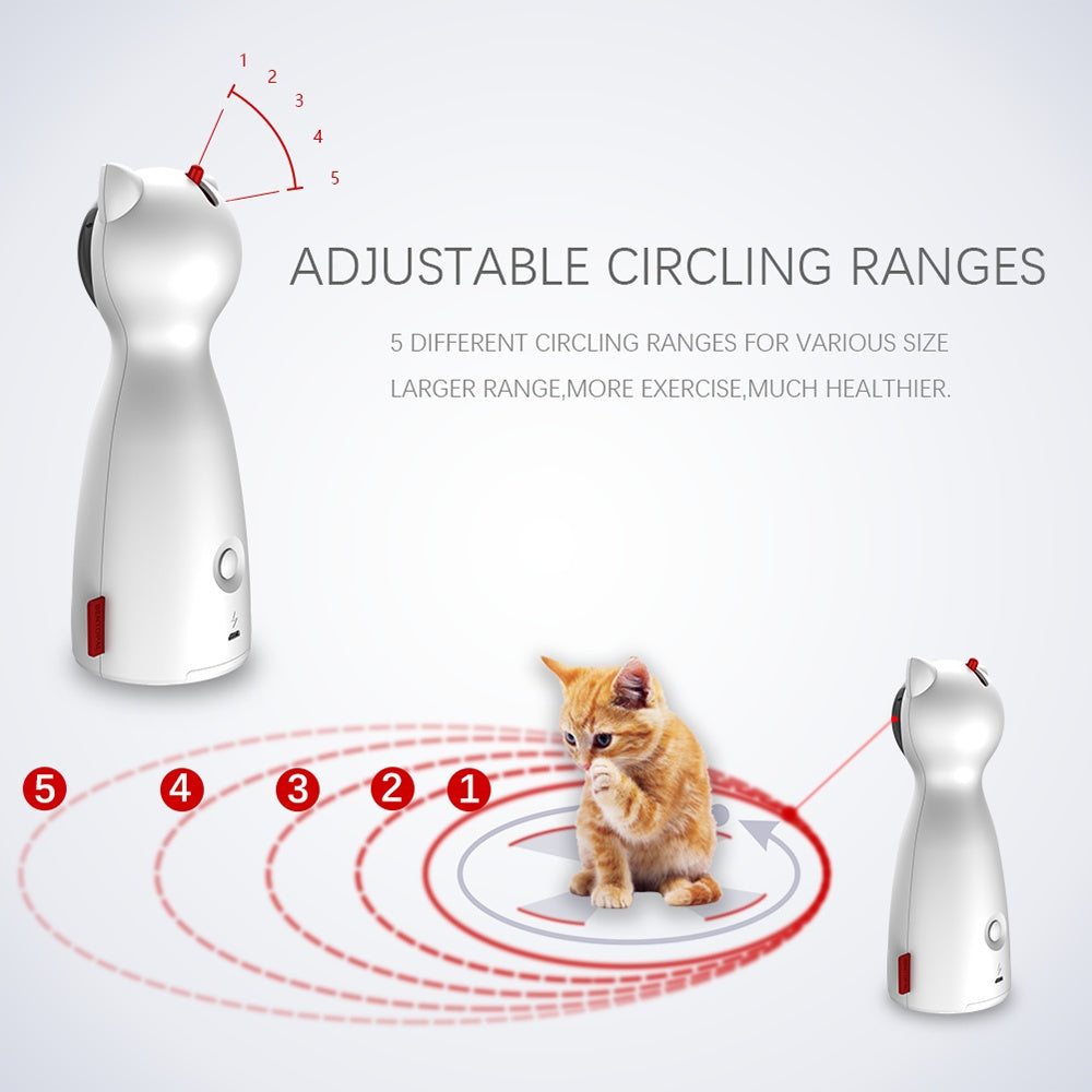 Smart LED Laser Cat Toy – Automatic Interactive Exercise & Training for Pets