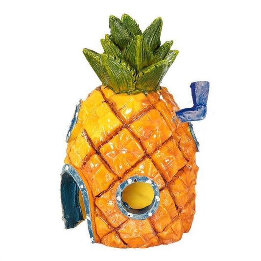 Pineapple House Aquarium Decoration – Fun & Vibrant Fish Tank Ornament