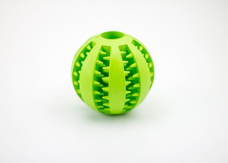 Rubber Mint Scented Treat Ball – Built-in Food Storage for Interactive Dog Chewing