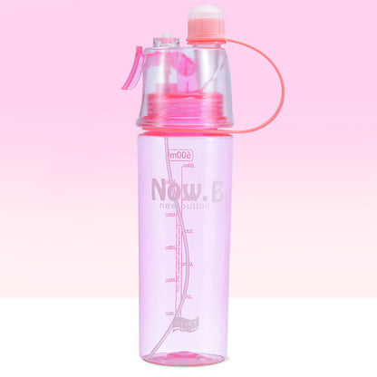 Portable Sports Mist Spray Bottle – Outdoor Cooling & Hydration Water Cup