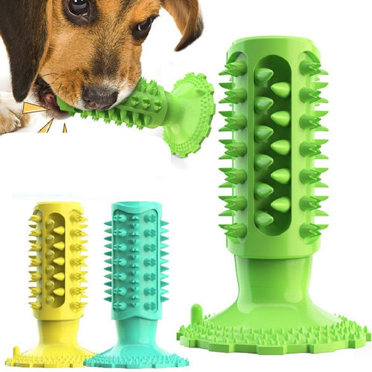 Dog Teeth Cleaning Toy – Suction Cup Molar Stick for Chewing & Dental Health