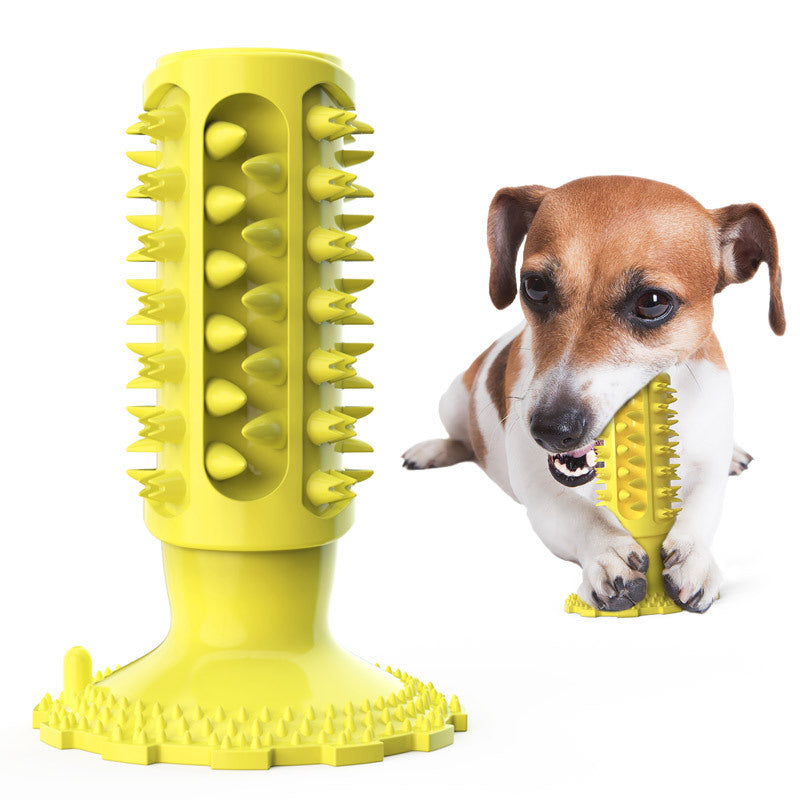 Dog Teeth Cleaning Toy – Suction Cup Molar Stick for Chewing & Dental Health