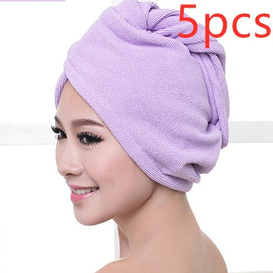 Women's Absorbent Hair Drying Cap – Quick-Dry Microfiber Towel for Wet Hair