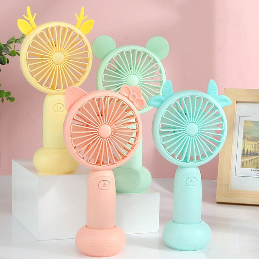 Portable USB Mini Fan – Handheld Rechargeable Electric Fan for Personal Cooling