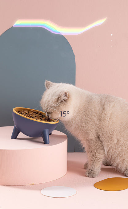 Elevated Pet Feeding Bowl with Stand – Stylish Nordic Design for Cats, Dogs & Rabbits