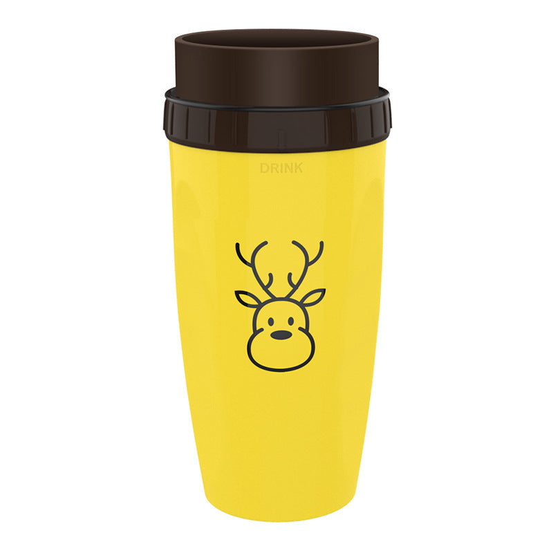 Portable Double-Insulated Twist Cup – Travel Tumbler with Straw for Kids & Adults