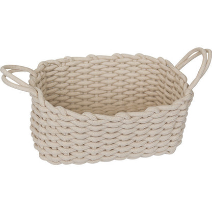 Handmade Cotton Rope Storage Box – Nordic Style Simple Basket