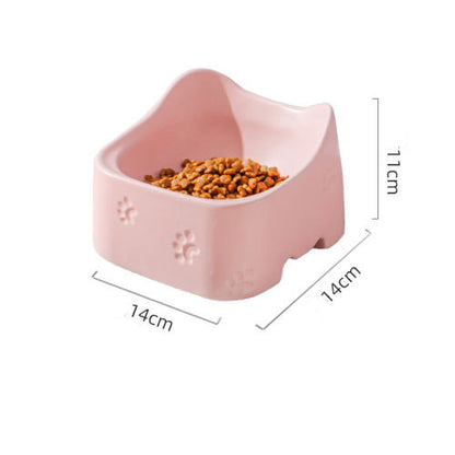 Ceramic Pet Bowl – Durable & Stylish Food & Water Dish for Cats & Dogs