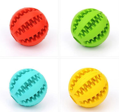 Rubber Mint Scented Treat Ball – Built-in Food Storage for Interactive Dog Chewing