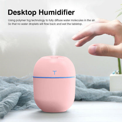 Mini USB Ultrasonic Air Humidifier – Essential Oil Diffuser & Car Aroma Mist Maker