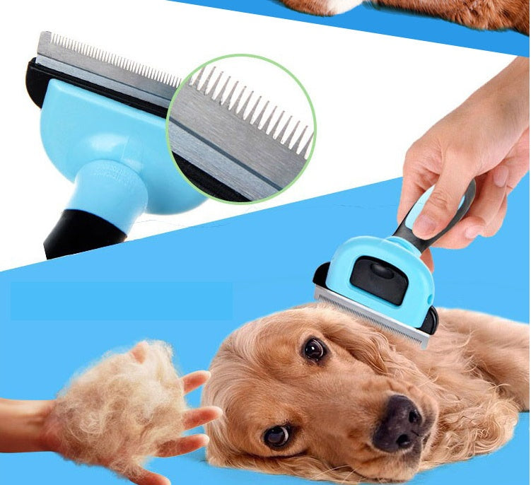 Pet Hair Removal Comb – Effective Shedding & Grooming Tool for Dogs & Cats