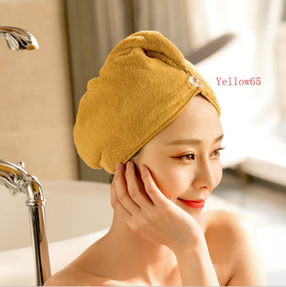 Women's Absorbent Hair Drying Cap – Quick-Dry Microfiber Towel for Wet Hair