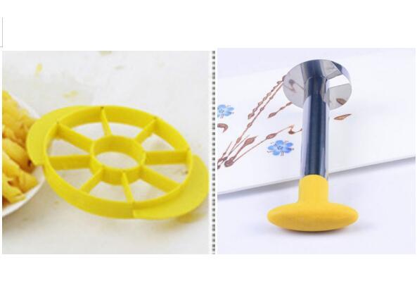 Stainless Steel Pineapple Corer & Slicer –  Easy to Use Fruit Peeler & Cutter for Perfect Slices