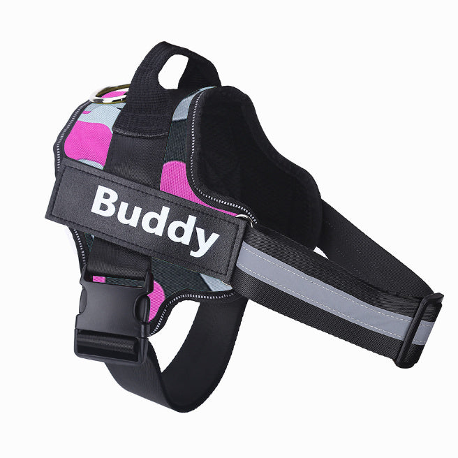 Personalized No-Pull Dog Harness – Reflective, Breathable & Adjustable Vest for Small & Large Dogs