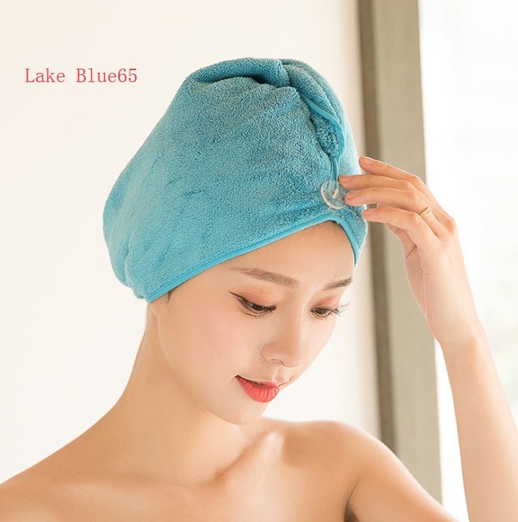 Women's Absorbent Hair Drying Cap – Quick-Dry Microfiber Towel for Wet Hair