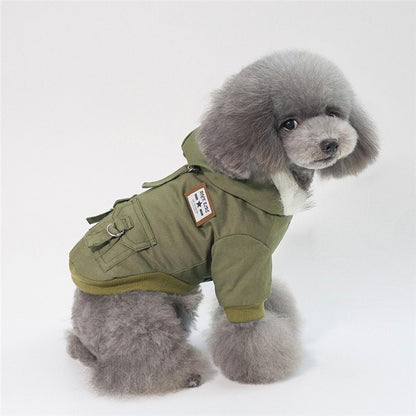 Small Dog Cotton Hoodie – Warm & Stylish Outfit for Pets