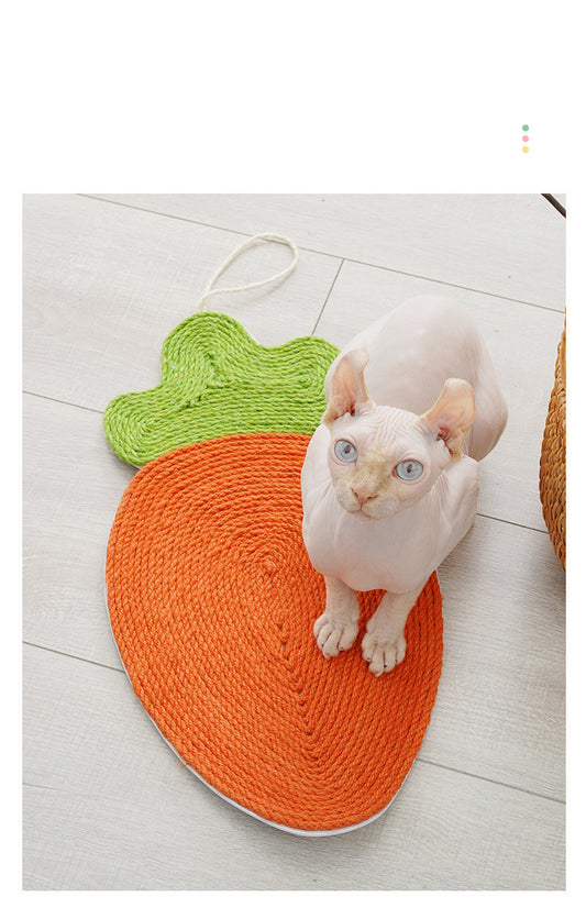 Watermelon Cat Mat – Sisal Cat Scratching Board & Linen Daily Essentials for Cats