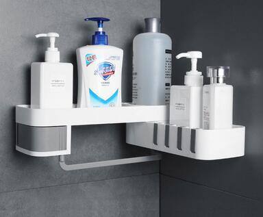 Bathroom Corner Shelf – Space-Saving Wall-Mounted Storage Rack for Toiletries