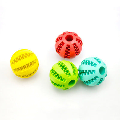 Rubber Mint Scented Treat Ball – Built-in Food Storage for Interactive Dog Chewing