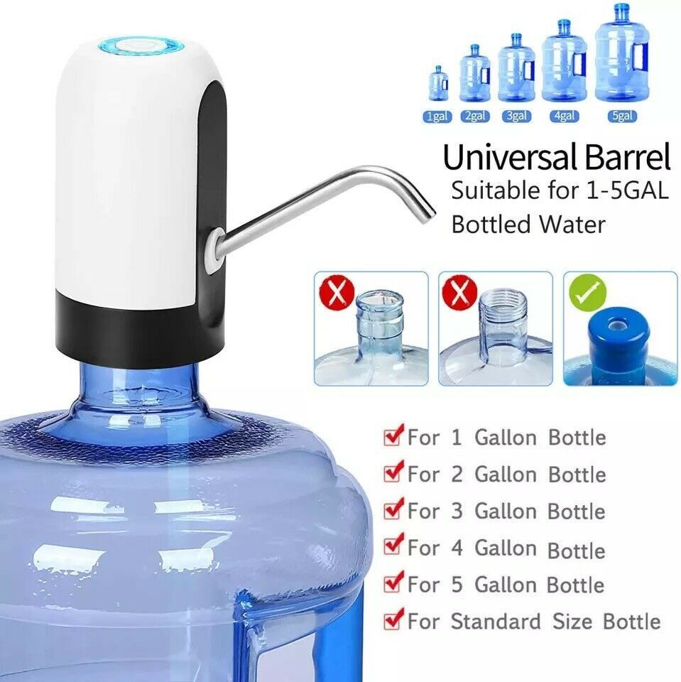 USB Electric Water Dispenser – Automatic 5-Gallon Bottle Pump for Easy Drinking