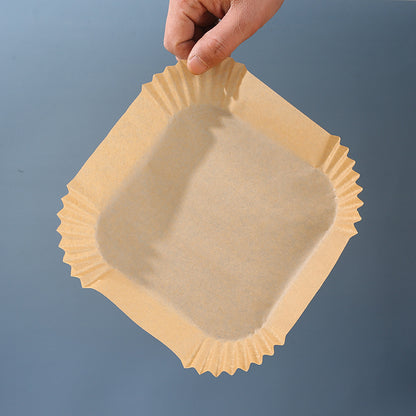 Non-Stick Air Fryer Disposable Paper Liners – Oil-Resistant Parchment Paper for Baking & Cooking