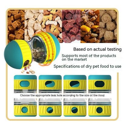 Interactive Food Dispensing Dog Toy – Tumbler Puzzle Slow Feeder for Smart & Healthy Eating