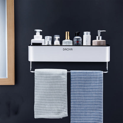 Wall-Mounted Bathroom Shelf – Space-Saving Storage Rack for Toiletries & Essentials