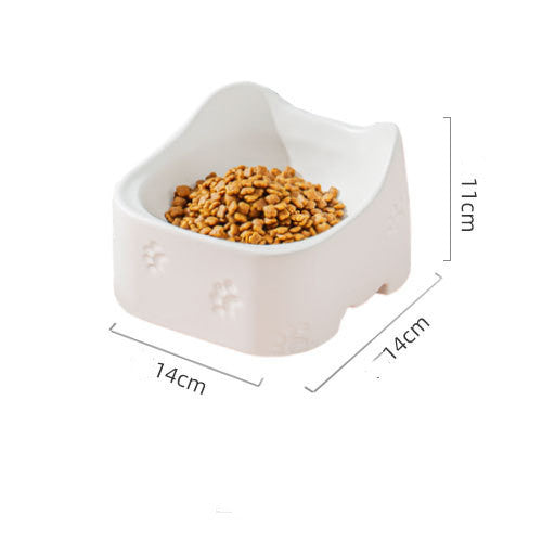 Ceramic Pet Bowl – Durable & Stylish Food & Water Dish for Cats & Dogs