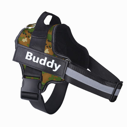 Personalized No-Pull Dog Harness – Reflective, Breathable & Adjustable Vest for Small & Large Dogs