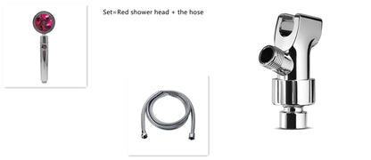 360° Rotating High-Pressure Shower Head – Water-Saving Spray Nozzle with Fan