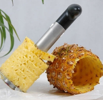 Stainless Steel Pineapple Corer & Slicer –  Easy to Use Fruit Peeler & Cutter for Perfect Slices