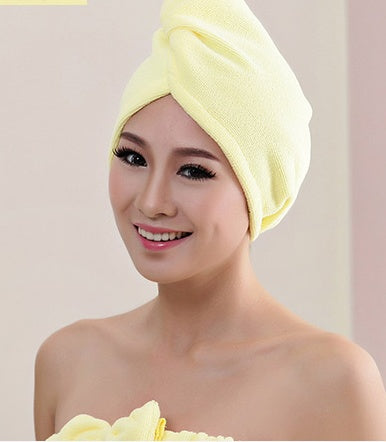 Women's Absorbent Hair Drying Cap – Quick-Dry Microfiber Towel for Wet Hair