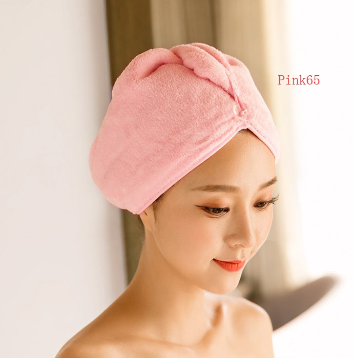 Women's Absorbent Hair Drying Cap – Quick-Dry Microfiber Towel for Wet Hair